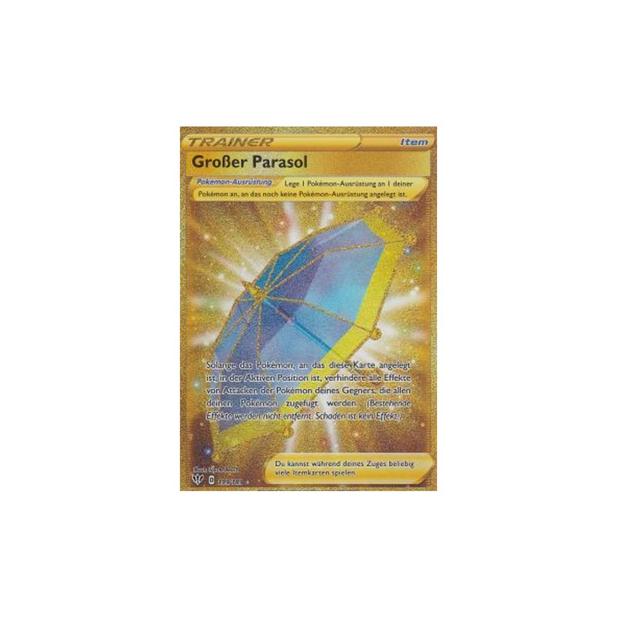 gold umbrella pokemon card Pokemon Gold Limited Edition Trading Collectors English Card Game main image 0