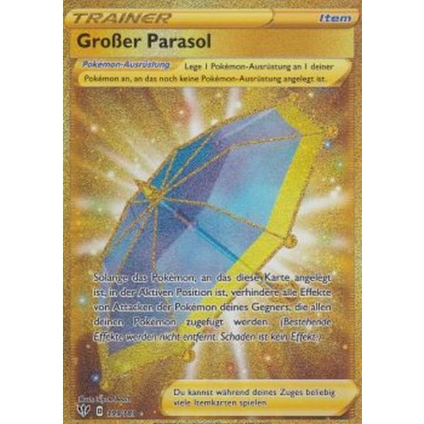 Gro&szlig;er Parasol 199/189 GOLDRAND