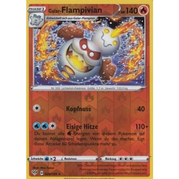 Galar-Flampivian 028/189 REVERSE HOLO