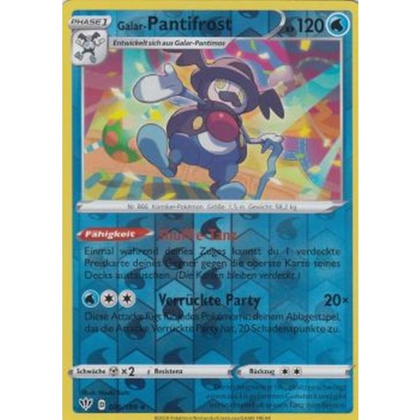 Galar-Pantifrost 036/189 REVERSE HOLO