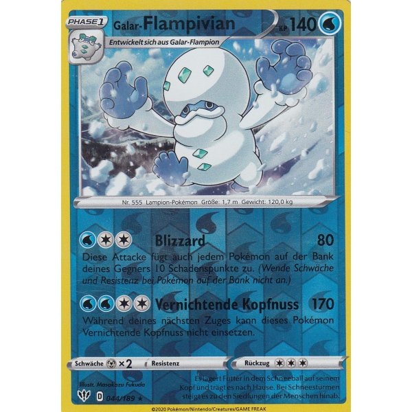 Galar-Flampivian 044/189 REVERSE HOLO