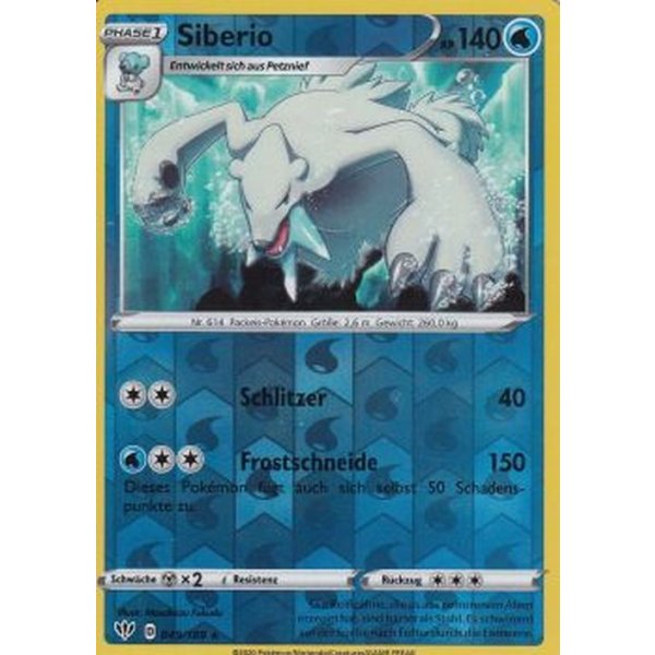 Siberio 049/189 REVERSE HOLO