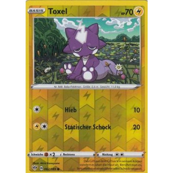 Toxel 062/189 REVERSE HOLO