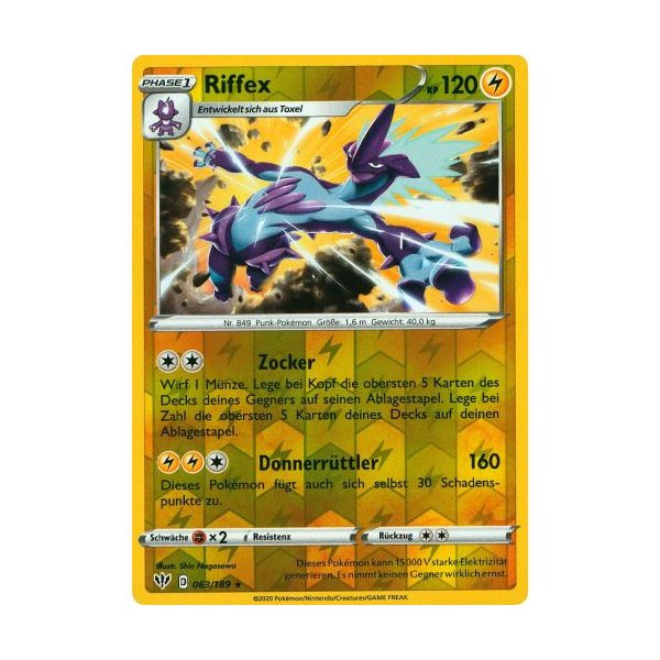 Riffex 063/189 REVERSE HOLO