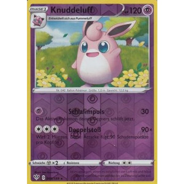Knuddeluff 068/189 REVERSE HOLO