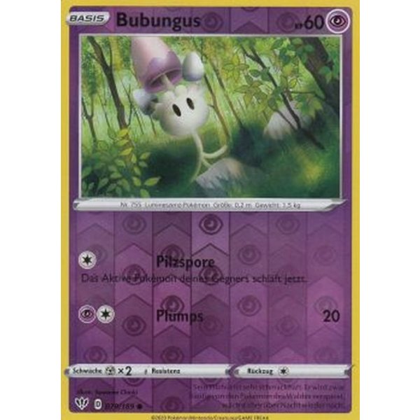 Bubungus 079/189 REVERSE HOLO