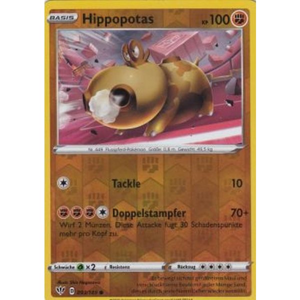 Hippopotas 093/189 REVERSE HOLO