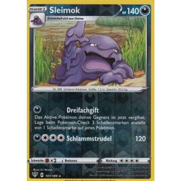 Sleimok 101/189 REVERSE HOLO