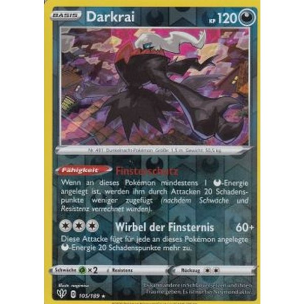 Darkrai 105/189 REVERSE HOLO
