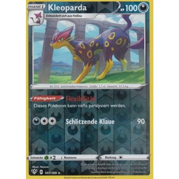 Kleoparda 107/189 REVERSE HOLO