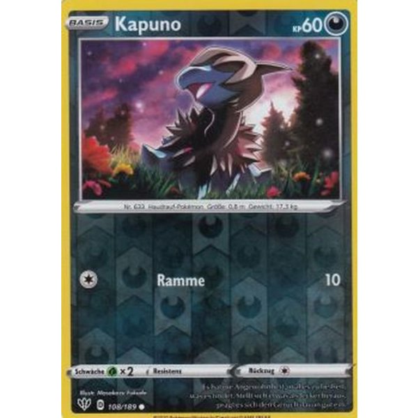 Kapuno 108/189 REVERSE HOLO