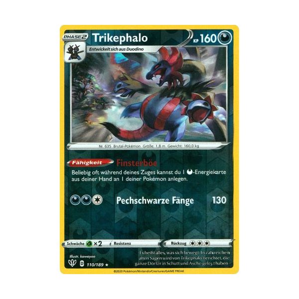 Trikephalo 110/189 REVERSE HOLO