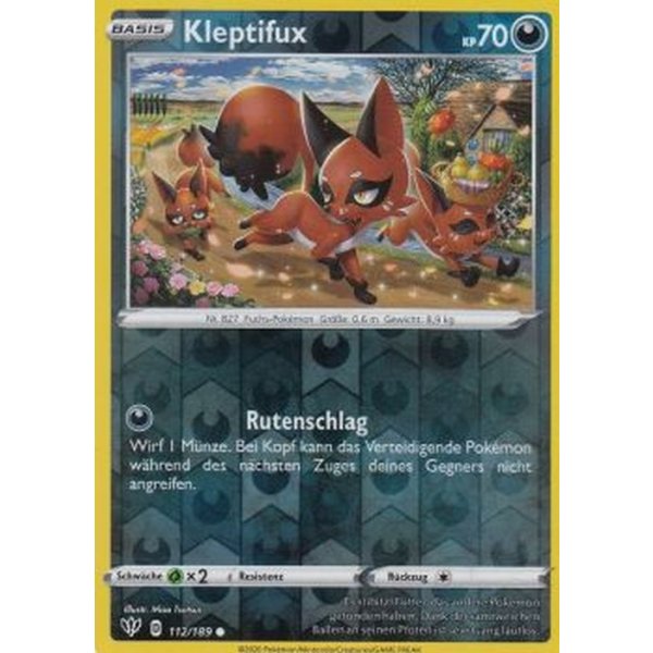 Kleptifux 112/189 REVERSE HOLO