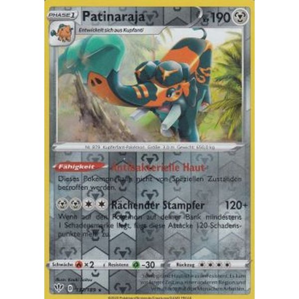 Patinaraja 132/189 REVERSE HOLO