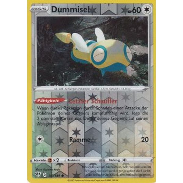 Dummisel 137/189 REVERSE HOLO