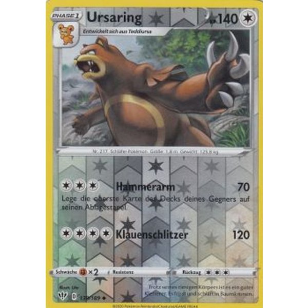 Ursaring 139/189 REVERSE HOLO