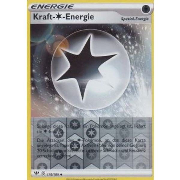 Kraft- Farblos-Energie 176/189 REVERSE HOLO