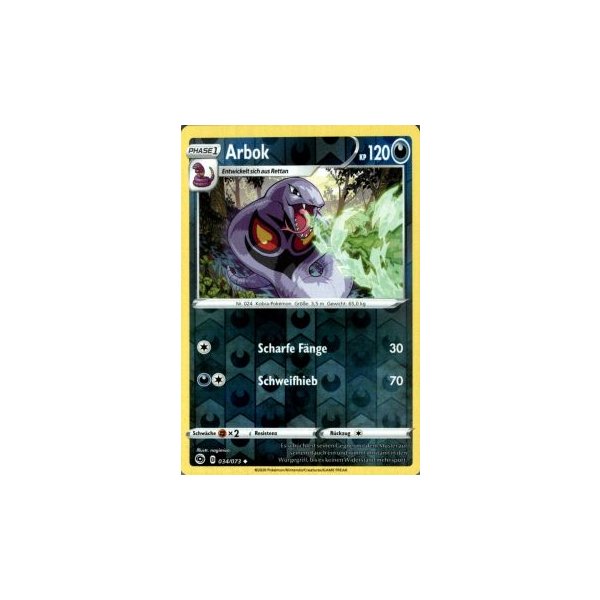 Arbok 34/073 REVERSE HOLO