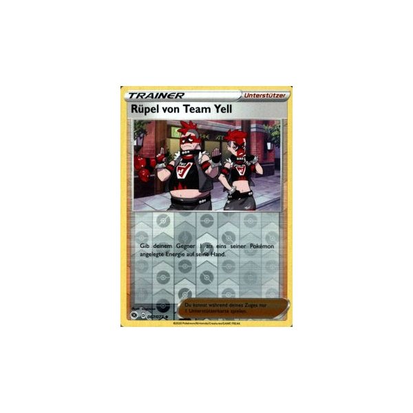 R&uuml;pel von Team Yell 67/073 REVERSE HOLO