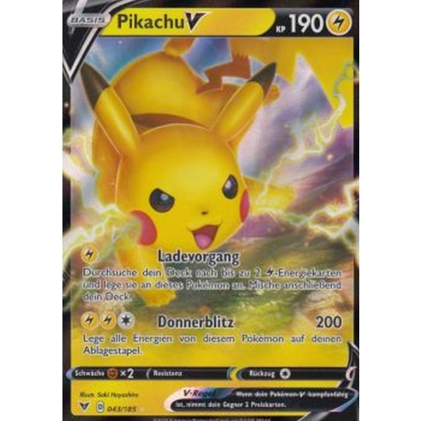 Pikachu-V 043/185