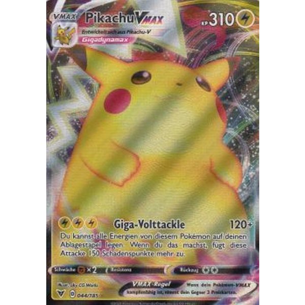 Pokemon Farbenschock Pikachu Vmax 044/185 