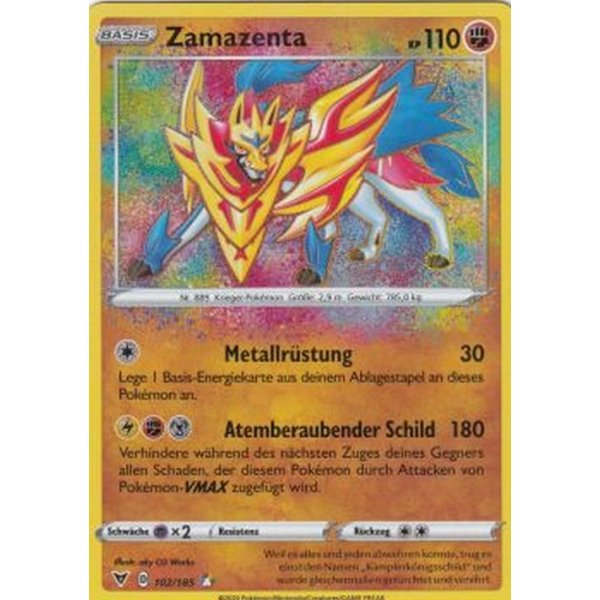 Zamazenta 102/185 AMAZING