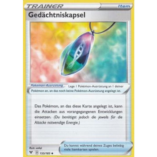 Ged&auml;chtsniskapsel 155/185