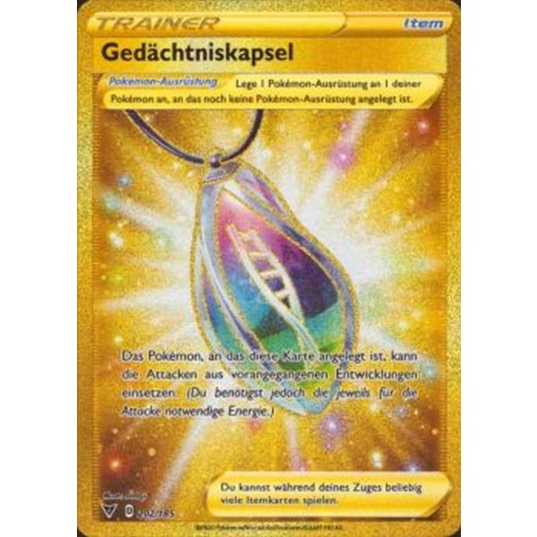 Ged&auml;chtniskapsel 202/185 GOLDRAND