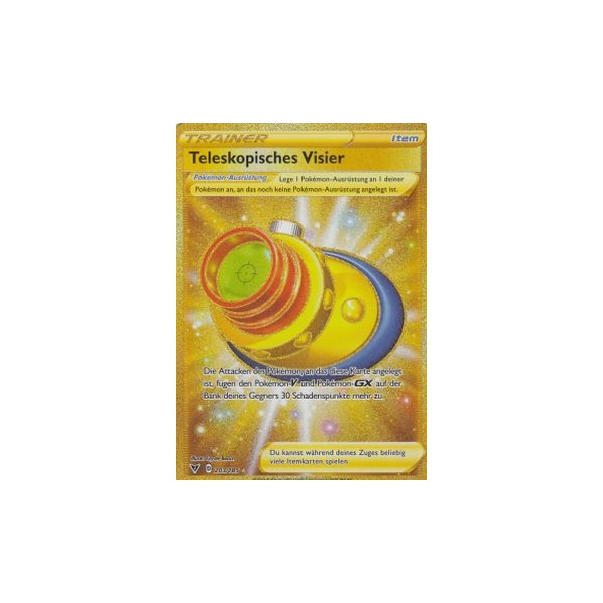Teleskopisches Visier 203/185 GOLDRAND Farbenschock Pokemon Karte kaufen