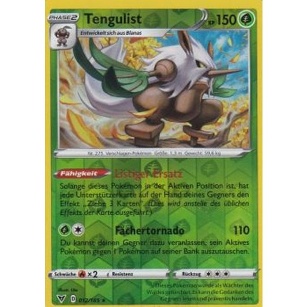 Tengulist 012/185 REVERSE HOLO