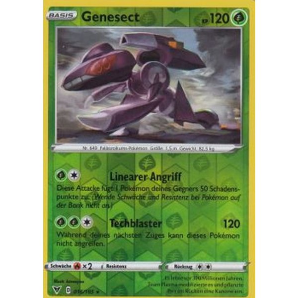Genesect 016/185 REVERSE HOLO