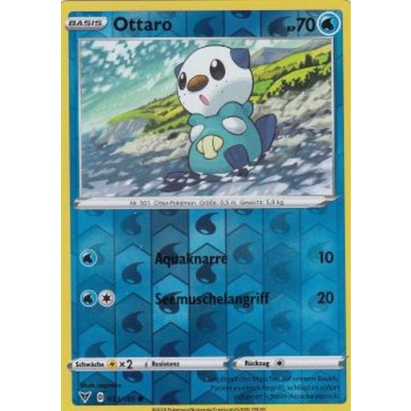 Pokemon Karten SWSH04 Farbenschock 33/185 Ottaro #1 