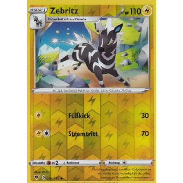 Zebritz 054/185 REVERSE HOLO