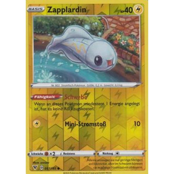 Zapplardin 057/185 REVERSE HOLO