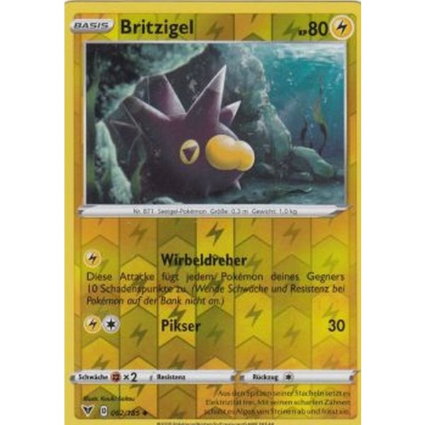 Britzigel 062/185 REVERSE HOLO