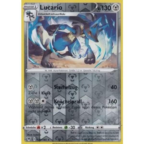 Lucario 120/185 REVERSE HOLO
