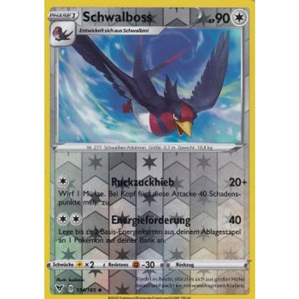 Schwalboss 134/185 REVERSE HOLO