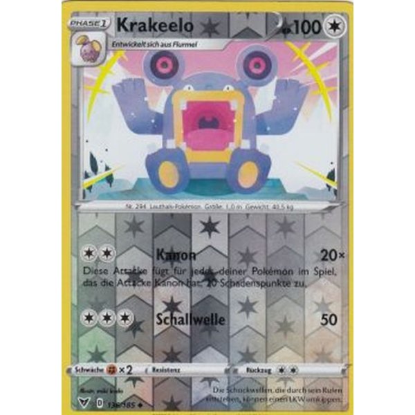 Krakeelo 136/185 REVERSE HOLO