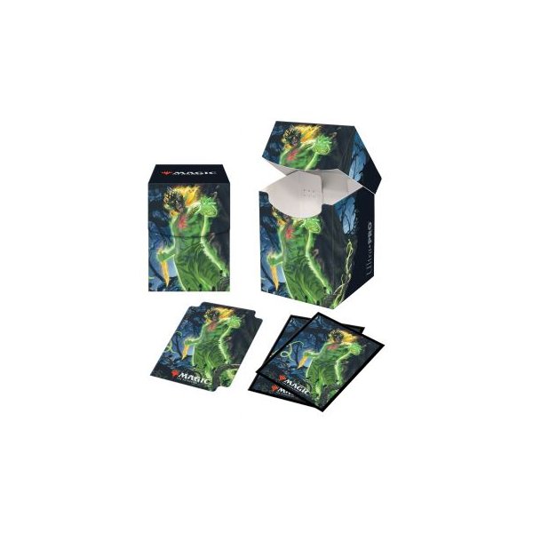 Combo Magic Deck Box + 100 Sleeves Zendikar Rising Obuun, Mul Daya Ancestor (100+ Deck Box) von Ultra Pro