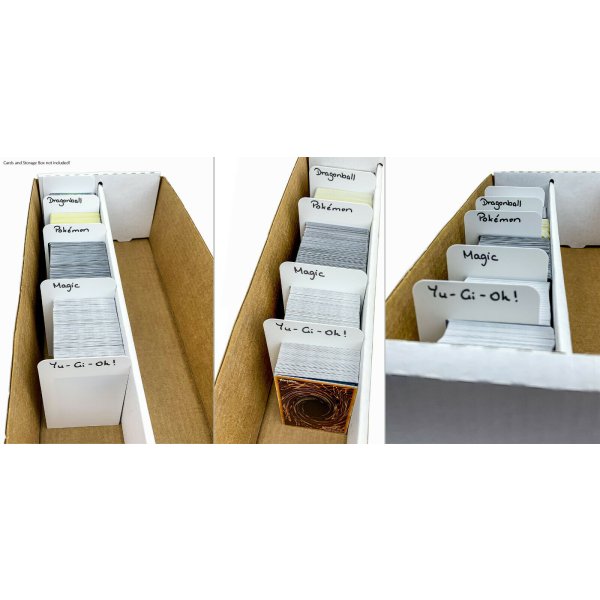 Arkero-G 10 Kartentrenner Wei&szlig; - Gro&szlig; (10 Tall Card Dividers for Storage Boxes)