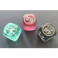 Yugioh DLCS Hermos, Critias und Timaeus Drachen-Würfel Set W6 - 19 mm