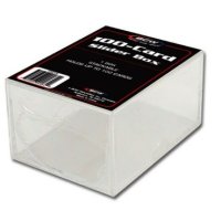 BCW 100-Card Slider Box 2-Piece Storage Box f&uuml;r 100 Karten Clear