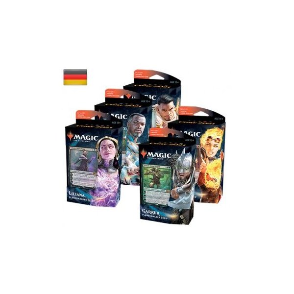 Magic Hauptset 2021 Planeswalker Decks (alle 5 Decks, deutsch)