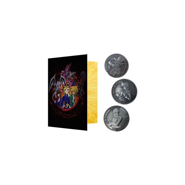 Yu-Gi-Oh! Sammelm&uuml;nzen 3er-Pack Yugi, Kaiba und Joey *LIMITIERTE EDITION*