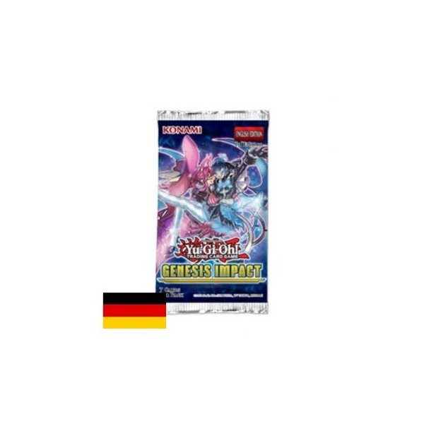 Yu-Gi-Oh Deutsch, 1. Auflage 3x Genesis Impact Booster Pack Spar Paket 