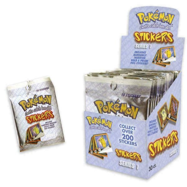 B-Ware Pokemon Artbox Sticker Display Series 1 *Rarit&auml;t*