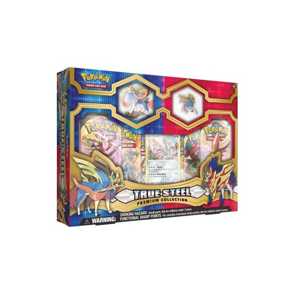 True Steel Premium Figure &amp; Pin Collection - Zacian (englisch)