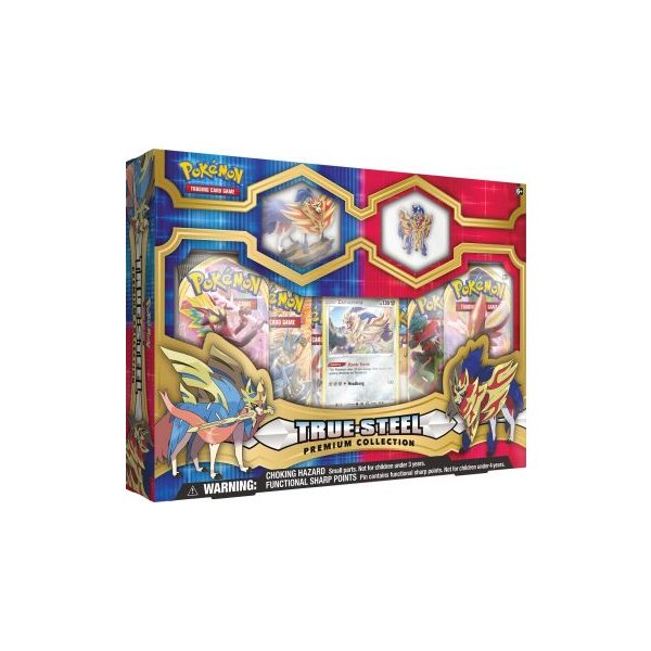 True Steel Premium Figure &amp; Pin Collection - Zamazenta (englisch)