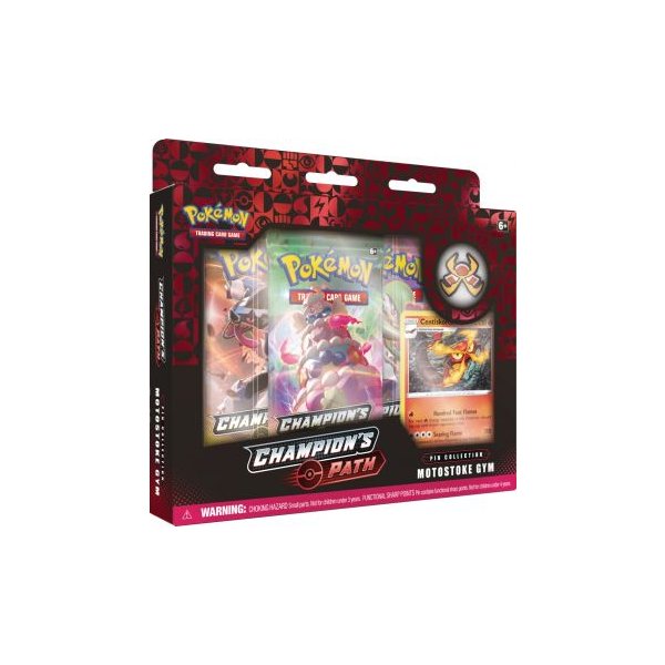 Champions Path Centiskorch Motostoke Gym Pin Collection (englisch)