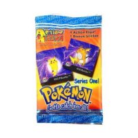 Pokemon Action Flipz Serie 1 (1 Pack mit 4 Flipz + 1 Bonus Sticker)
